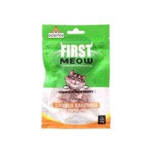 First Meow Healthy  Chicken Sandwich Cat Treats 40gm