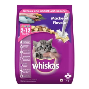 Whiskas Kitten Mackerel Flavour Cat (2-12 months) Dry Food