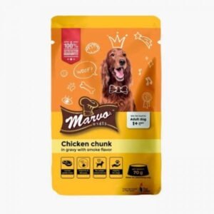 Marvo Chicken Chunk in Gravy For Adult Dog, 70g