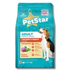 Mankinds PetStar Chicken and Wheat Flavour Adult Dry Dog Food 3kg