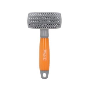 Wahl Self Cleaning Nylon Slicker Brush, Gray, Medium