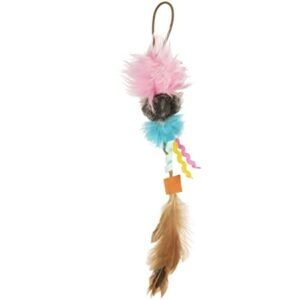 SmartyKat Happy Nip Pom Pom Player Door Dangler Cat Toy
