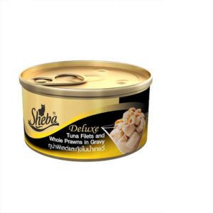 Sheba Premium Tuna & Prawns in Gravy Wet Cat Food 85gm