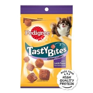 Pedigree Tasty Bites Chewy Cubes, Lamb Flavour- 50 g