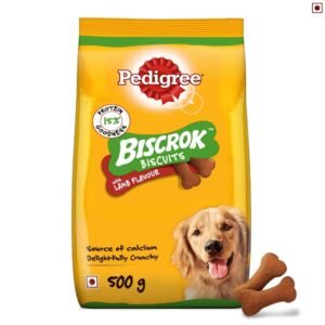 Pedigree Biscrok Biscuits Dog Treat (Above 4 Months) Lamb Flavour