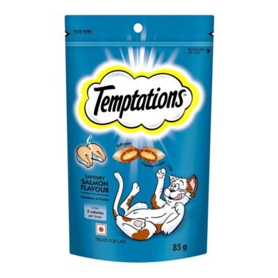 Temptations Cat Treat Savoury Salmon Flavour, 85 g