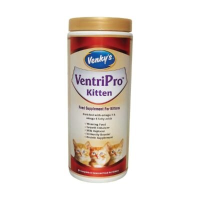 Venkys VentriPro Feed Supplement Mother Milk Replacement for Young Kittens 200gm