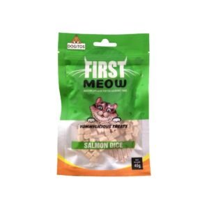 First Meow Healthy  Salmon Dice Cat Treats 40gm