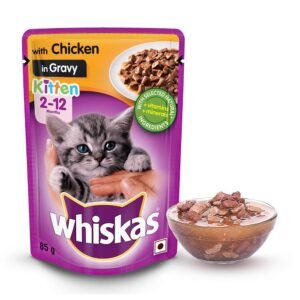 Whiskas - Chicken in Gravy - Wet Food For Kitten 85gm