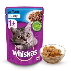 Whiskas Adult Tuna In Jelly-Cat food Wet Meal 85gm