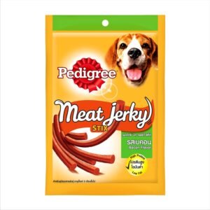 Pedigree Dog Treats Meat Jerky Stix, Bacon, 60 g Pouch
