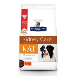 Hills Prescription Diet Kidney Care K/D with Chicken, Dry Dog Food