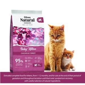 Dibaq Natural Moments Real Cat Food Baby Kitten Chicken &  Turkey