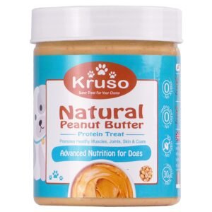 Kruso Natural Peanut Butter -Dogs Protein Treat, Advance Nutrition for Dogs, 425 gm