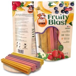 First Bark Fruity Blast Dog Treat Mix Fruit, 225gm