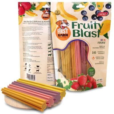 First Bark Fruity Blast Dog Treat Mix Fruit, 225gm