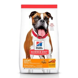 Hills Science Diet Adult Light, Chicken Meal & Barley Dry Dog Food