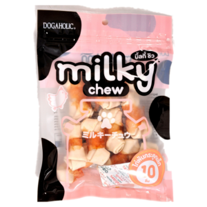Dogaholic Milky Chew Chicken Bone Style 10 pieces