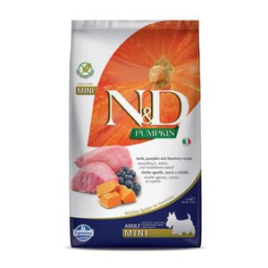 Farmina N&D Pumpkin - Lamb and Blueberry - Grain Free - Dog Dry Food - Adult - Mini Breed