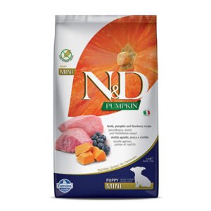 Farmina N & D Pumpkin - Lamb & Blueberry - Grain Free - Dog Dry Food - Puppy - Mini Breed