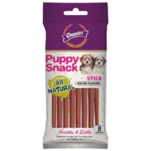 Gnawlers Puppy Snack Stick Dog Treat 8 piece