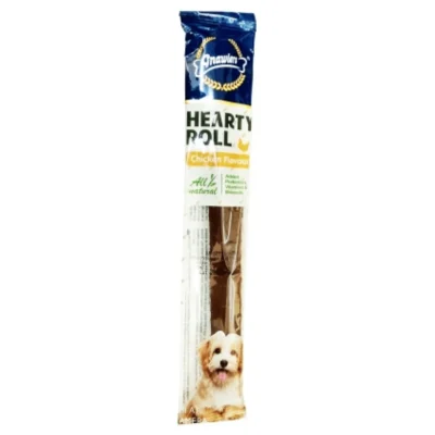Gnawlers Hearty Roll Chicken Flavoured Dog Treats 40gm