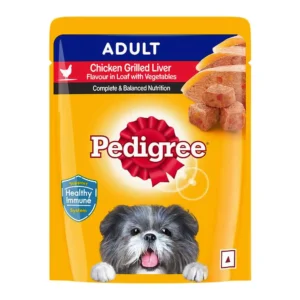 Pedigree Chicken Grilled Liver in Loaf with Vegetables Adult Dog Wet Food 70gm