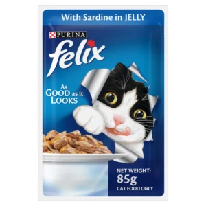 Purina Felix Sardine with Jelly Adult Cat Wet Food 85gm