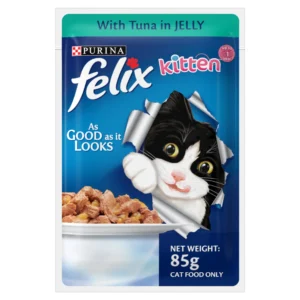 Purina Felix Tuna with Jelly Kitten Wet Food 85gm