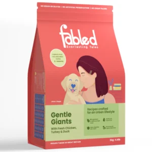 Fabled Gentle Giants Fresh Chicken Turkey and Duck Large Breed Puppy Dry Food