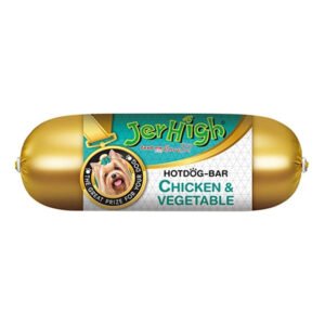 JerHigh Hotdog-Bar Dog Treat - Chicken and Vegetable - 150 g