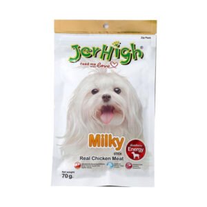 JerHigh Milky Dog Treats with Real Chicken Meat - 70 g