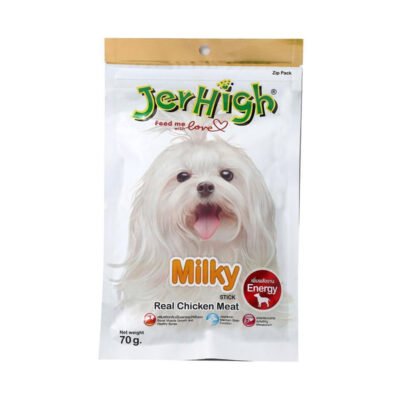 JerHigh Milky Dog Treats with Real Chicken Meat - 70 g