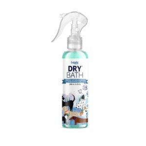 Lozalo Dry Bathe Shampoo for Dogs & Cats, 200 ml