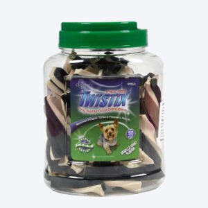 Twistix Vanilla Mint Dog Treats - Small -Canister (50 sticks)