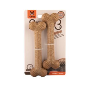 Woodplay Bone Dog Toy, Twin Bone