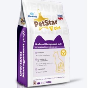 Mankinds PetStar V Diet - UroRenal Management (c&f) For Cat 800gm
