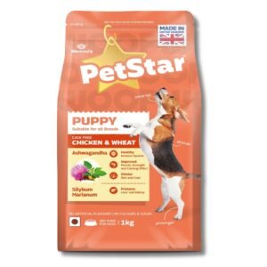 Mankinds PetStar (High Protein) Chicken and Wheat Flavour Puppy Dry Dog Food 1kg