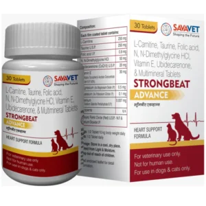 Savavet Strongbeat Advance Tablet for Dogs and Cats 30 Tablets