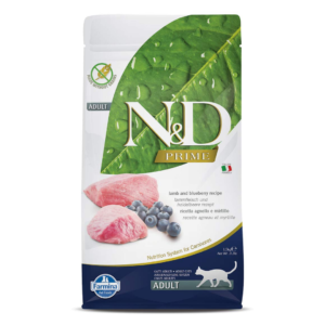 Farmina N&D Adult Cat Food Grain Free Lamb & Blueberry