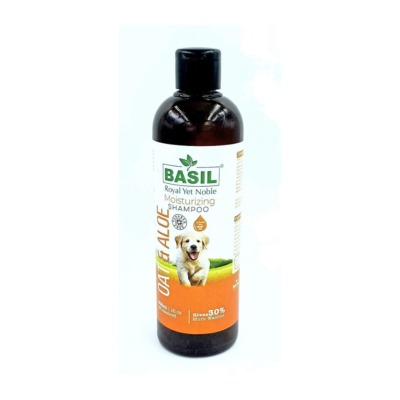 Basil Pet Shampoo (500ml, Oat & Aloe Moisturising Shampoo)