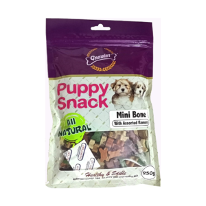 Gnawlers Puppy Snack Mini Bone Dog Treat All Natural 250g