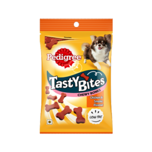 Pedigree Tasty Bites Chewy Cubes, Chicken and Smoke Flavour, Dog Treat 50 g