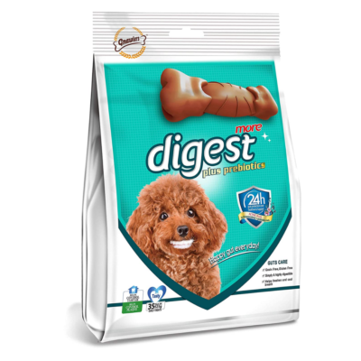 Gnawlers Digest More Plus Prebiotics Dental Chew Bone for Dogs - 525gm