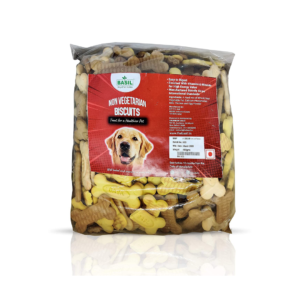 Basil Adult Non-Veg Biscuits Bone Shape (900g) Pet Biscuit