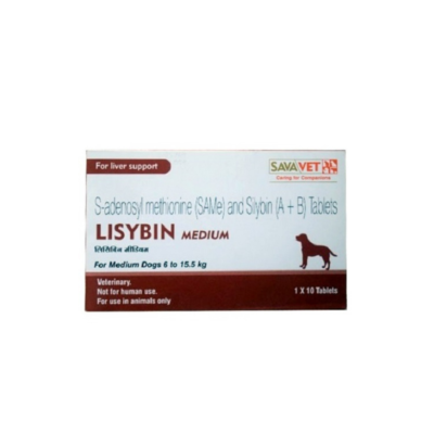 Savavet Lisybin for Medium dogs & Cats (10 tabs)