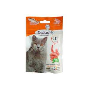 Delicio Salmon + Shrimp - Cat Treat 40 gm
