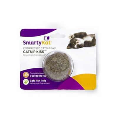 SmartyKat Catnip Kiss Compressed Catnip Ball Cat Toy