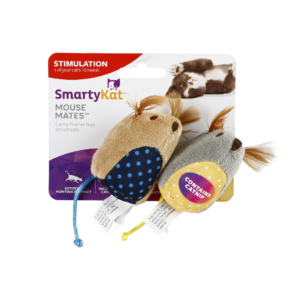 SmartyKat Mouse Mates Set Of 2 Catnip Cat Toys