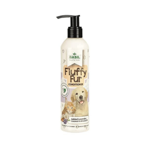 Basil Fluffy Fur Dog & Cat Nourishing Pet Conditioner for Silky, Shiny, Tangle Free Hair - 300 ml
